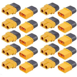5/10 Paar XT60H-Anschlussstecker mit Mantelgehäuse, weiblich/männlich, XT60-Stecker für RC Lipo-Batterie, Autos, FPV, Drohnen, Flugzeug