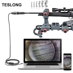 Teslong NTG100 5mm Objektiv Gewehr Endoskop Kamera Digitale Jagd Reinigung Umfang mit 8 stücke Seite Spiegel