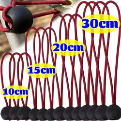 Multifunktionales Bungee-Seil Zeltbefestigungsschnur Elastische Spannband Schnalle für Markisen Autoabdeckungen Schlafsäcke Camping-Zubehör
