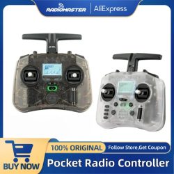 Radiomaster Pocket Hall Gimbal Sender M2 Fernsteuerung ELRS CC2500 Leichtgewicht Eingebaute LED-Beleuchtung Faltbare Antenne