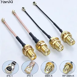 SMA zu IPX-1 WLAN-Antennen-Verlängerungskabel RG178 RF 1.13 Kabel IPX zu RP-SMA Adapterleitung Modulverbindung Pigtail-Jumper