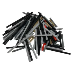120 Stück MOC Technik-Bausteine Querachse Stäbe Hochtechnologie-Bausteine Zubehör Kompatibel mit 32062 4519 24316 6587 87083 3706