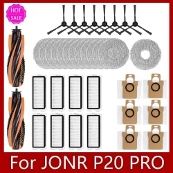 Für JONR P20 PRO / T5 Pro Roboter Staubsauger Zubehör Wichtigsten Seite Pinsel Hepa-Filter Mopp Tuch Staubbeutel Ersatz