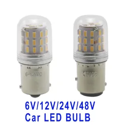 Mcdrlled G18 R10W P21W LED-Lampen Boot Semaphore Auto Signalleuchte Weiß 6V 12V 24V 48V