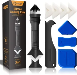9-teiliges Silikon-Dichtungsmittel-Applikator-Set: Glättungs- und Entfernungswerkzeuge für Bodendichtungen und Fugen