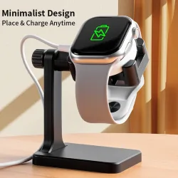 Universeller Smartwatch-Ständer zum Aufladen, geeignet für Samsung, Apple, Huawei, Xiaomi und andere Smartwatches.