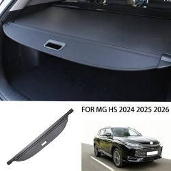 Autozubehör, passend für MG HS 2024 2025 2026, schwarze hintere Cargo-Abdeckung, Sichtschutz, Kofferraum-Bildschirm, Sicherheitsschild, Schatten