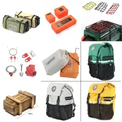 Simulation Regensturm Auto Dach Tasche für 1/10 RC Crawler, dekorative Dach Ornament für TRX4 Defender Bronco Axial SCX10 II