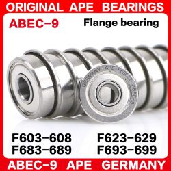 5/10 Stück ABEC-9 Flanschlager F683 F608 F684 F685 F686 F688 F693 F694 F695 F696 F698 F604 F605 F606 F607 F624 F625 ZZ Lager