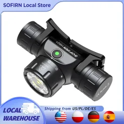 Sofirn HS21 2000 lm EDC-Stirnlampe 18650 USB C wiederaufladbare Taschenlampe SFT40 Leistungsstarker Scheinwerfer mit Infrarot-Schalter
