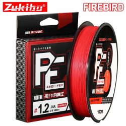ZUKIBO Firebird verblasst nie, 8 Stränge, geflochtene Angelschnur, japanische hochwertige 8 x Multifilament-PE, superstarke Salzwasserschnur, abriebfestes Superline-Angelzubehör