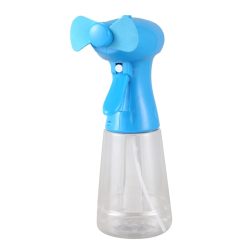 Lüfter mit Wassers prüh nebel ventilator Hand nebel ventilator mit Nebel als batterie betriebenem Ventilator Wasser flaschen sprüh gerät (300ml)