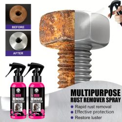 Allzweck-Rostentferner-Spray 1 Stück - 120ML, Schnellwirkender Eisenoxidationsentferner, Stellt Glanz wieder her, Sicher für verschiedene Oberflächen