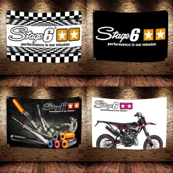 Motorrad-Modifikationsteile, Flaggenbanner, Polyester, bedruckt, 60 x 90 cm, 90 x 150 cm, Garagendekoration für Motorrad-Enthusiasten, Raumdekoration