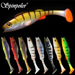 Spinpoler Soft Swimbait Shad Bait Vigour Barsch 7cm 11cm 14cm UV Angelköder Paddel Schwanz Salzwasser Meer Hecht Forelle Leurre Souple