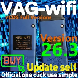 VCDS Update Self HEX-WiFi VAG COM VW-AUDI OBDII Scanner Diagnose-Tools VAGNET VAG-wifi Volle Funktionalität Einfache Bedienung Mehr Echte V2-Kits