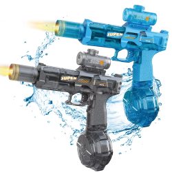 HUIQIBAO Elektrische Puls Wasser Pistole Simulierte Flamme Sensor Licht Vollautomatische Kämpfe Spielzeug Wasser Pistole Outdoor Strand Spielzeug Erwachsene