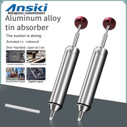 Aluminium Entlötpumpe Saug-Zinn Gun Löten Sucker Stift Leistungsstarke Vakuum Eisen Schweißen Reparatur Werkzeug für Elektronische Komponente