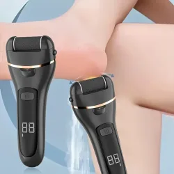 Wiederaufladbarer elektrischer Fußschleifer ? USB-betriebener Hornhautentferner mit einstellbaren Geschwindigkeiten, für Pediküre und Selbstpflege von Männern und Frauen