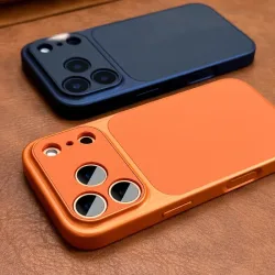 NONE, Luxuriöse Neue Orange Retro-Handyhülle für iPhone 18 17Air 16 15 14 17Pro 17Promax Weiche Hartschalenhülle