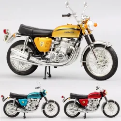 Automaxx Classic Dream CB750 Four 1969 Motorrad im Maßstab 1:12, Druckguss- und Spielzeugfahrzeug, Motorradmodell, Sammlerstück, Joycity Gold