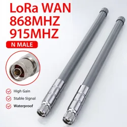 LoRaWAN 868MHz Antenne 915MHz Meshtastic Helium Hotspot Outdoor N-Stecker Omni Glasfaser Langstrecken-Empfangsantennen GIZONT
