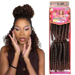 Havanna Curl Braids 8 Zoll synthetisches kurzes Spring-Twist-Häkelhaar, vorgedrehte Zöpfe, Haarverlängerungen für Frauen, 235 g/Packung