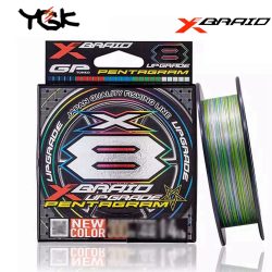 Original YGK X-BRAID UPGRADE PENTAGRAM Angelschnur Neue Farbe Multifilament X8 PE-Schnur Hergestellt in Japan 150M/200M 14LB-60LB