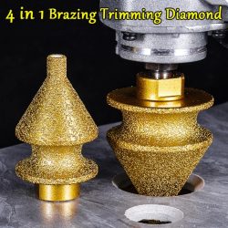 4in1 Hartschalenkante Trimmen Diamant Anfasmaschine Winkelschleifer Keramikfliesen Marmor Loch Bohren Diamant Anfasmaschine