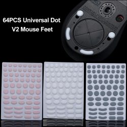 TBTL V2 Universal Dots Arc Edge Mausfüße für G Pro X Superlight Starlight 12 Ul2 Glatter, verdickter, verschleißfester Ersatz