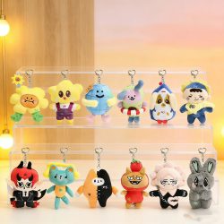 Thailand GMMTV CP Plüsch-Schlüsselanhänger Cartoon Niedlicher Anhänger mit PP-Baumwollfüllung JAIDEE BABII WIN ForceBook AouBoom Fans Geburtstagsgeschenk