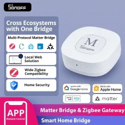 SONOFF Bridge-M Matter Bridge Max Smart Home Bridge Zigbee Gateway Smart Security Lokale Web-Schnittstelle Home Assistant Integration