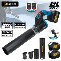 G? 35000 U/min bürstenlose elektrische Turbogebläse, Lüfter, Luftgebläse, Hand-Laubbläser, Staubblasen für Makita 18 V-Batteriestifte