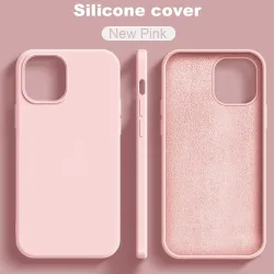 Original Handyhülle für iPhone 17, 16, 15, 11, 12, 13, 14 Pro Max, luxuriöse Flüssigsilikonhüllen für 7 8 Plus X XR, stoßfeste Softcover
