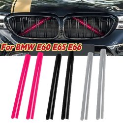 1PCS Front Grille Bar V Wrap Für BMW E60 E65 E66 Rohr Dekorative Trim Molding 36cm Schwarz, rose Rot, Grau ?