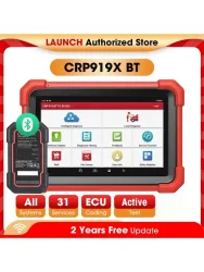 LAUNCH CRP919X BT OBD2-Scanner, Kfz-Diagnosetools, Auto, CANFD DOIP, ECU-Codierung, professioneller Scan, 2 Jahre kostenloses Update