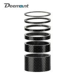 31,8mm Gabel Headset Carbon Spacer MTB Fahrrad Lenker Vorbau Rise Up Einstellen Unterlegscheiben 3K Glänzende Faser Lenkung DIY Zubehör