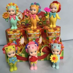 Mini Engel Blind Box Spielzeuge, Blumen-Serie, Niedliche Anime-Figuren, Schreibtisch-Ornamente, Puppenmodelle, Sammelbare Überraschungsgeschenke