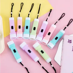12?48 Stück bonbonfarbene LED-Leucht-Taschenlampe für Halloween, Weihnachten, Erntedankfest, Geburtstag, Party, Neujahr, Geschenk, Dekoration, Geschenkpaket