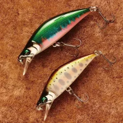 Japan Design Pesca Wobbling Angelköder 50 mm 5,2 g Sinking Minnow Isca Künstliche Köder für Barsch Barsch Hecht The Stream Forelle