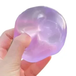 Squishy Plastisches Mochi Fidget-Spielzeug Transparentes Kokosöl-Maltose-Quetschspielzeug Lustiges Anti-Stress Sensorisches Spielzeug für Erwachsene Geschenke