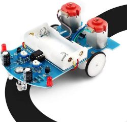 Praxis Löten Lernen Elektronik Kit Smart Car Löten Projekt Kits Linie Folgen Roboter Anfänger DIY Elektronik