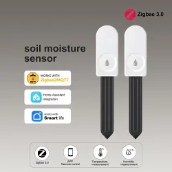 ZigBee Bodenfeuchtigkeitstester Feuchtigkeitsmesser für Bauernhof, Rasen, Pflanzen, Blumen Bodenmonitor Sensor Hygrometer Praktisches Gartengerät