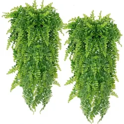 Persische Farnblätter Ranken Heim Raumdekoration Hängende Künstliche Pflanze Plastikblätter Gras Hochzeit Party Wand Balkon Dekoration