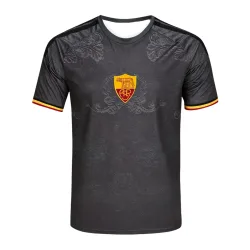 2026/2027 Roma Trikot T-Shirt Italienisches Trikot Herren- und Damen-Sportbekleidung Übergroße Atmungsaktive Schnelltrocknende Streetwear-Oberteile