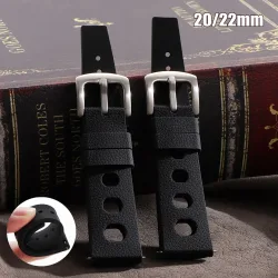 Quick Release Silikon Uhr Band 20mm 22mm Tropical Weiche Neue Design Gummi Strap Frauen Männer Universal Armband uhr Zubehör
