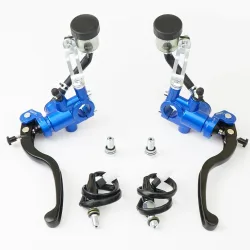 Motorrad Hauptbremszylinder Hebel Hydraulische Kupplung 17,5 mm Kolben 22 mm Universal für Cafe Racer Aprilia cb1000r