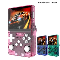 BOYHOM 256G/128G/64G R36S ARKOS 2,0 Retro Handheld Spielkonsole 3,5'' IPS bildschirm, tragbare Tasche Spiel Player für kinder geschenk