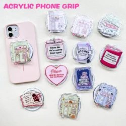 CEYYOR, Kindle Bookish Magsafe Handyhalterung Magnetischer Kindle-Halter Rosa Kindle-Zubehör Bookish Merch Buch für iPhone Samsung Xiaomi