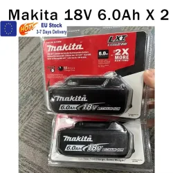 Original Makita 18V Makita 6000mAh Lithium-Ionen-Akku 18V Bohrer Ersatzbatterien BL1860 BL1830 BL1850 BL1860B